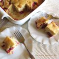 Carrés aux fraises et au chocolat blanc