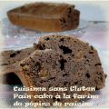 Pain cake à la farine de pépins de raisins sans[...]