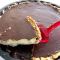 Tarte à la crème citron et chocolat croquant