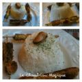 Brochettes de moules panées au curry.