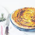 Tarte spirale aux 2 carottes