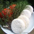 Tarte au picodon , thym et tomates sur une pâte[...]
