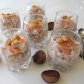 Mousse aux châtaignes et saumon fumé