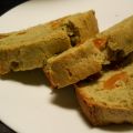 Cake au matcha et abricots