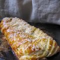 Tresse feuilletée au thon & à la mozzarelle