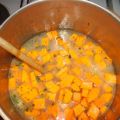 Potage de potimarron (à l'autocuiseur).