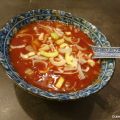 Soupe chinoise de tomates au gingembre