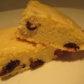 Blondies au chocoat blanc et canneberges sechées