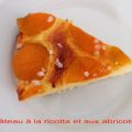 Gâteau à la ricotta et aux abricots