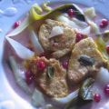 Foie gras sauce aux airelles et poireaux -[...]