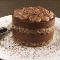 Entremet noisette et chocolat