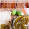 Confiture de tomate verte.