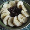 Porrigde à la banane et aux raisins secs
