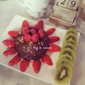 Bowlcake à la whey {sans gluten}