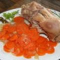 Pieds de cochon aux carottes, Recette Ptitchef