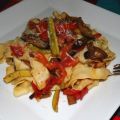 Fettucine maison aux légumes d'été