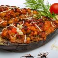 Aubergines gratinées à la bolognaise