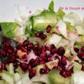 Salade d'hiver colorée, endive, avocat et[...]