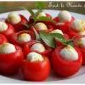 Profitéroles tomates-mozzarella au coulis de[...]