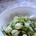 Salade de courgettes et mozzarella