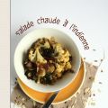 Salade chaude à l'indienne