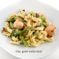 Fusilli à la crème de saumon, asperges et[...]