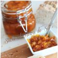Confit d'ananas et mangues au sirop d'érable.