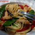 Nouilles sautées à la confiture de piment