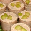 Verrine concombre et rillettes de thon