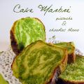 Cake Marbré Pistache & Chocolat Blanc