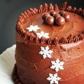 Layer cake vanille chocolat