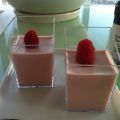 Pannacotta aux framboises