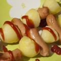 Brochettes de knacki pour les enfants
