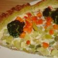Quiche toute légère, 100% légumes, une pâte qui[...]