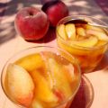 Pêches en gelée de verveine