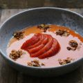 Pannacotta aux coings et granola croustillant