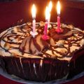Entremet poire, vanille, chocolat