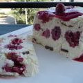 Terrine glacée au mascarpone, framboises,[...]