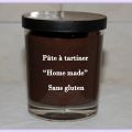 Pâte à tartiner sans gluten , faite à la maison.
