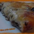 Pizza champignons, ail et persil, un régal!,[...]