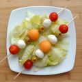 Salade en brochettes