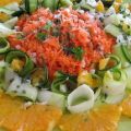 Orange en salade à l'eau de fleur d'oranger
