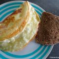 Omelette moelleuse au fromage