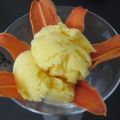 Yogourt glacé à la mangue dans une fleur[...]