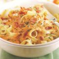 Tagliatelles à la carbonara rosée et à la[...]