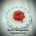 Sauce bolognaise végétarienne