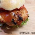 Burger au poulet barbecue