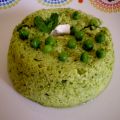 FLANS DE PETITS POIS A LA MENTHE