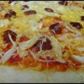 Pizza aux merguez, Recette Ptitchef