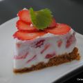 Comme un Cheesecake à la fraise ultra léger,[...]